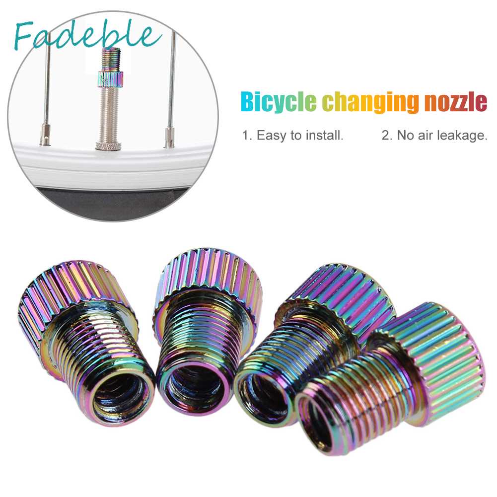 Set 4 Đầu Nối Van Bánh Xe Đạp