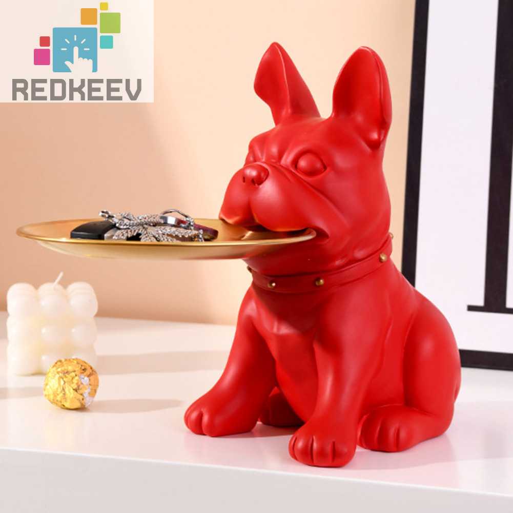 Mô Hình Chó Bull Nghệ Thuật Bằng Nhựa Resin Trang Trí Quán Cà Phê / Cửa Hàng