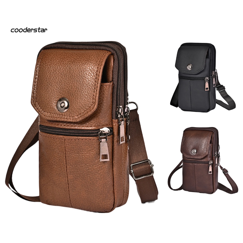 Túi Giả Da Đeo Chéo Mini Đựng Điện Thoại Đa Năng