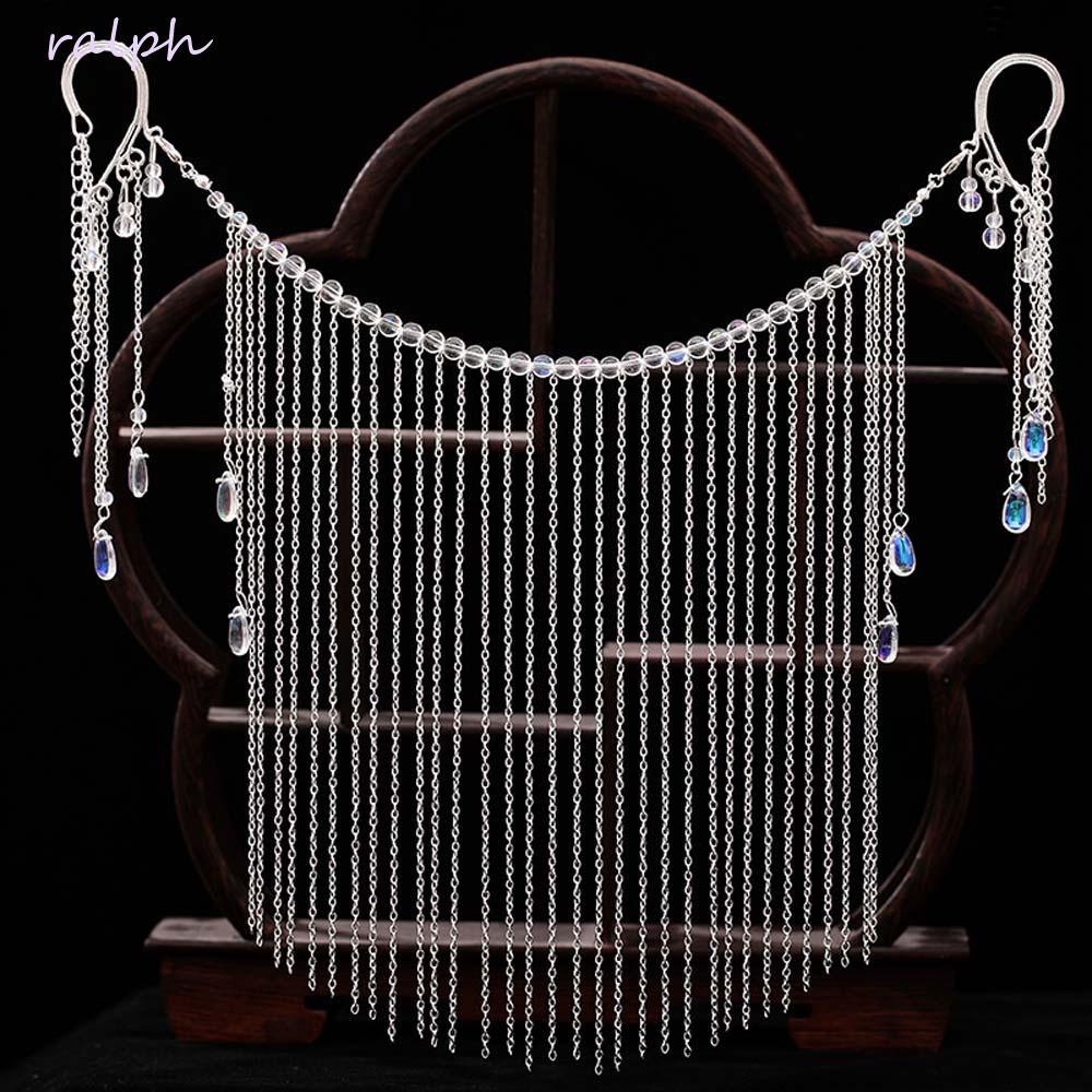 Trâm Cài Tóc Phối Dây Xích Phong Cách Hanfu Cổ Điển Cho Nữ