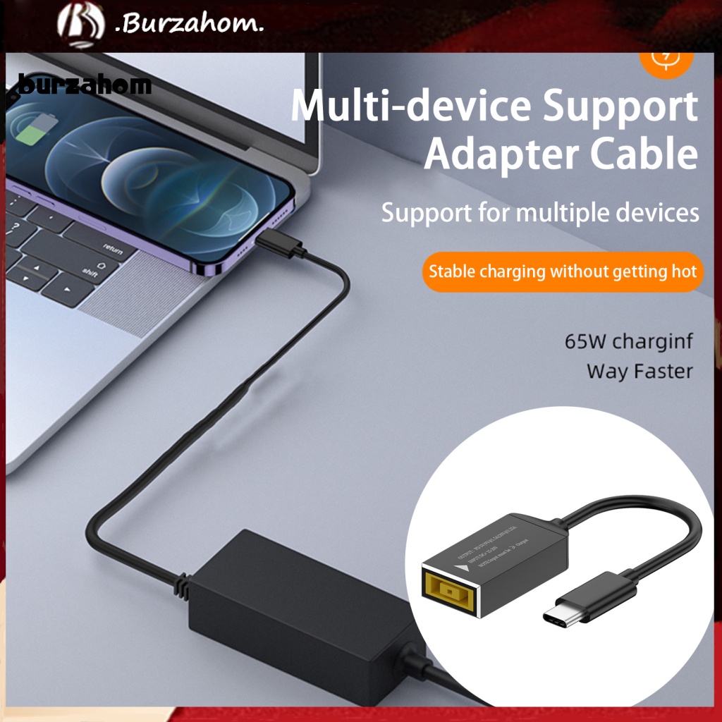 Phích Cắm Bur plug and play, thiết kế độc đáo, dễ dàng Cắm và không cần phải mang theo 65W công Suất Cao, Ổn Định mà không cần phải nóng, giúp bạn Sạc Đầy Đủ Thiết Bị