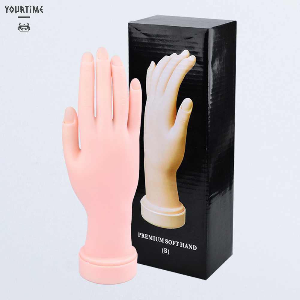 1 Mô Hình Bàn Tay Giả Mềm Tập Luyện Có Khớp Cử Động Cho Người Mới Bắt Đầu