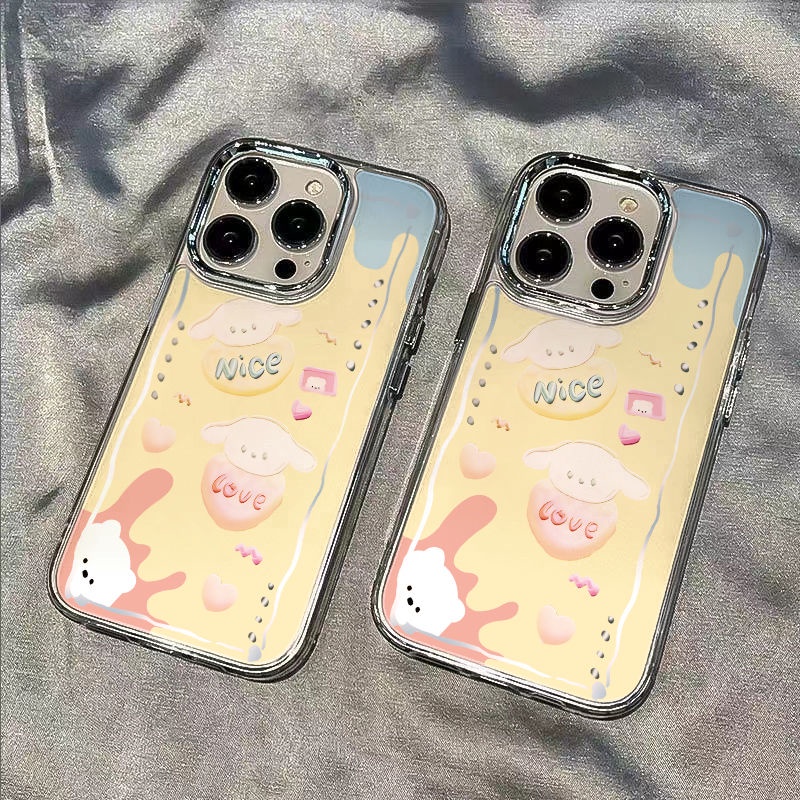 ✅Ốp Điện Thoại Mềm Chống Sốc Hình Chú Chó Cinnamon Cho Apple Iphone max 14pro117iPhone12 8pl13