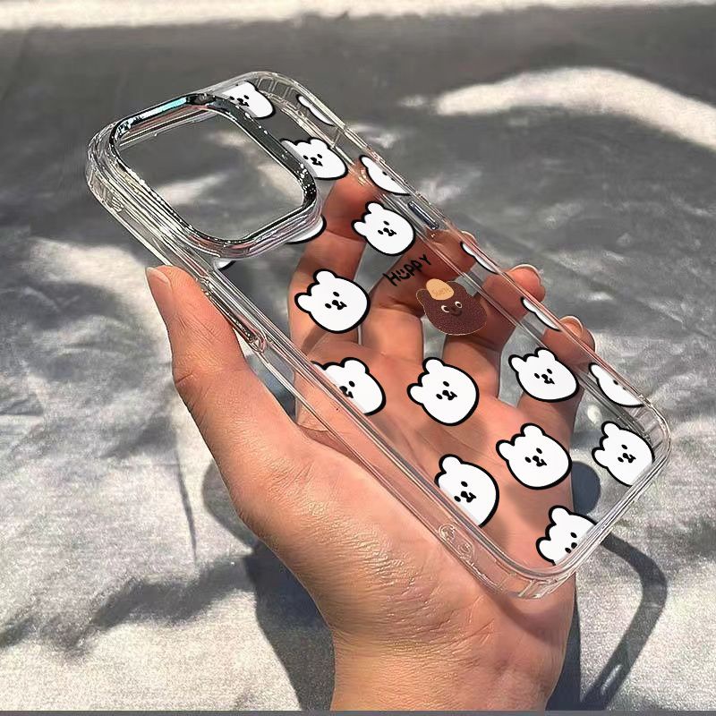 ✅Ốp Điện Thoại Mềm Chống Sốc Hình Gấu Nâu Cho Iphone 11plus 12Maxins 8 1314pro 7 N7XS