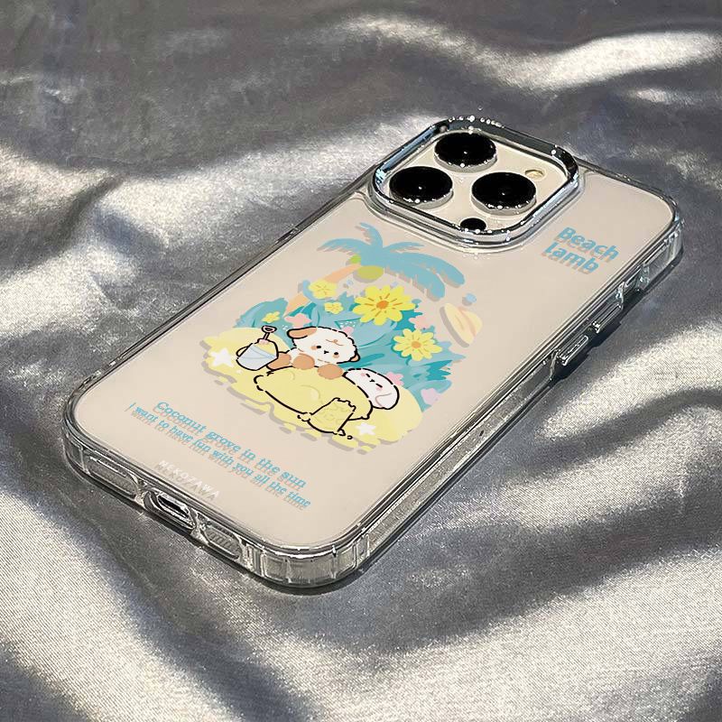 ✅Ốp Điện Thoại Mềm Chống Sốc Họa Tiết Bãi Biển Cho Iphone 14Pro Plus 813 12117 QL8J