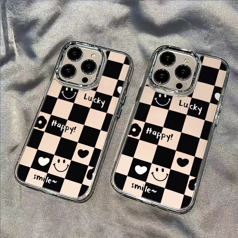 ✅Ốp Điện Thoại Dẻo Họa Tiết Bàn Cờ Vua Độc Đáo Chống Sốc Cho Apple Simple / 811max 14pro7 13plus iPhone12ins