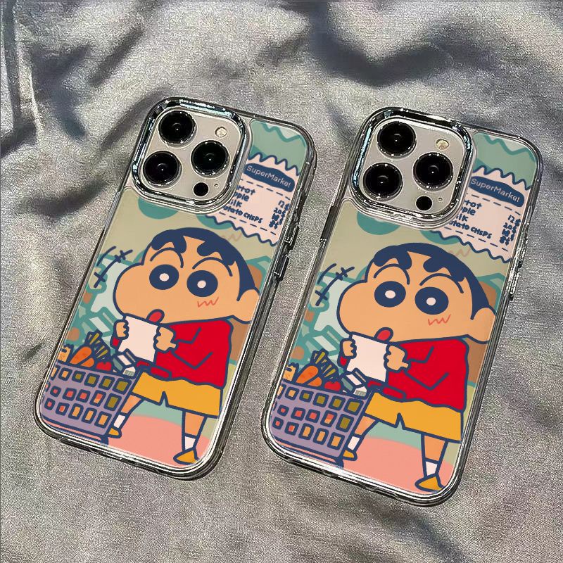 ✅Ốp Điện Thoại Mềm Chống Sốc Hình Shin-Chan MC0D Cho iPhone12xs13 14promaxplus Apple 8 711