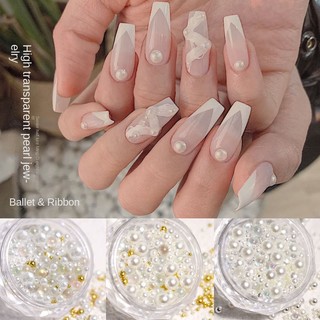 Hạt Ngọc Trai Đính Móng Tay Nghệ Thuật DIY