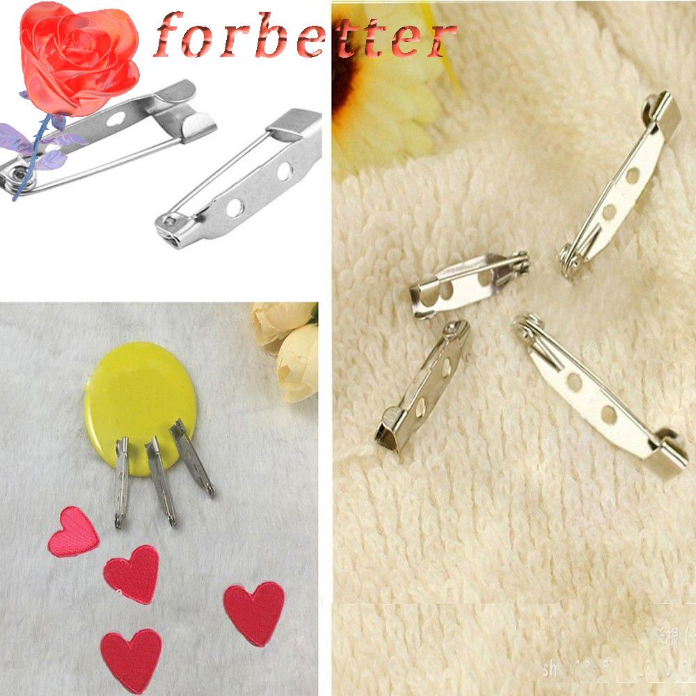 Bộ 50 Ghim Cài Áo 25mm Hình Cây Lăn Độc Đáo|Ghim Cài An Toàn Màu Trắng Chất Lượng Cao