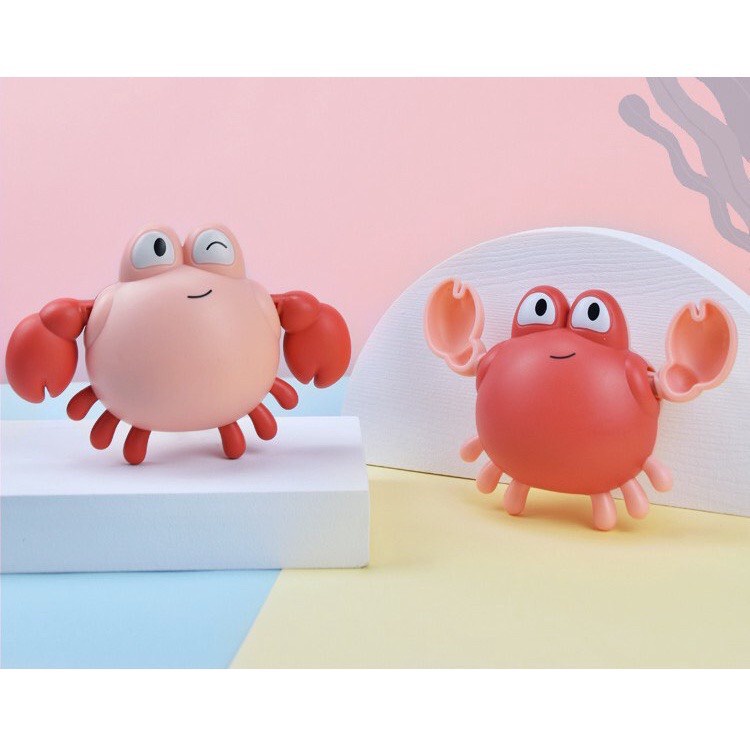 Cua Con Tập Bơi Ngửa, Đồ Chơi Nhà Tắm Cho Bé Vặn Cót