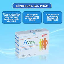 Viên hỗ trợ tăng cân AVITA an toàn hiệu quả Dược Hà Tây hộp 60 viên