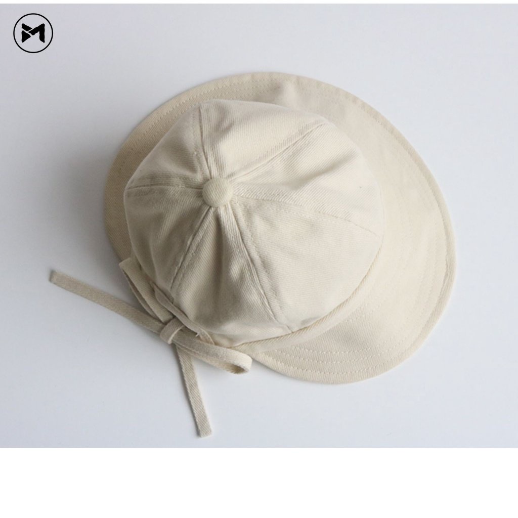 Nón Tai Bèo Rộng Vành Che Nắng Cột Dây Mẫu Mới 2023 Phong Cách Hàn Quốc Cho Nữ