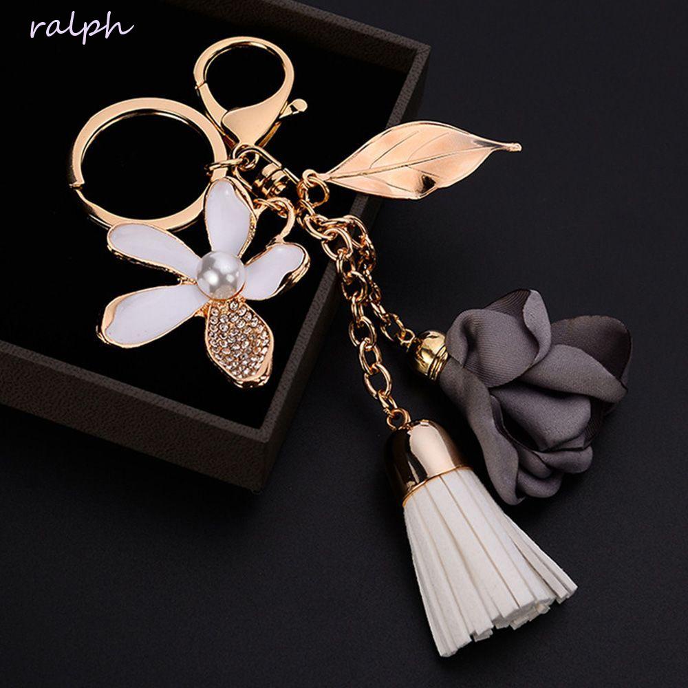 Móc Khóa Tua Rua Trang Trí Túi Xách / Ô Tô|Móc Khóa Kim Loại Thời Trang