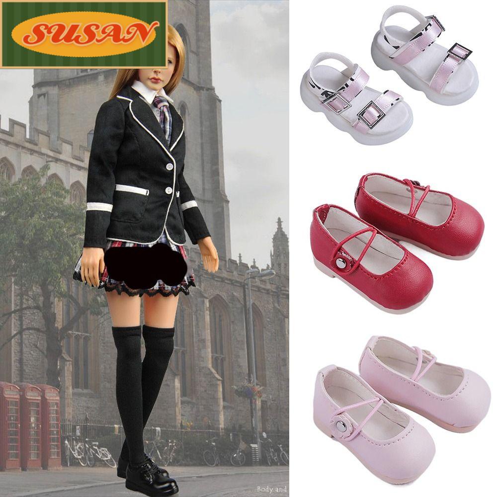 Giày Da PU Cho Búp Bê 1 / 6BJD 4.4 * 2.1cm / 4.6 * 1.9cm / 3.6 * 1.7cm