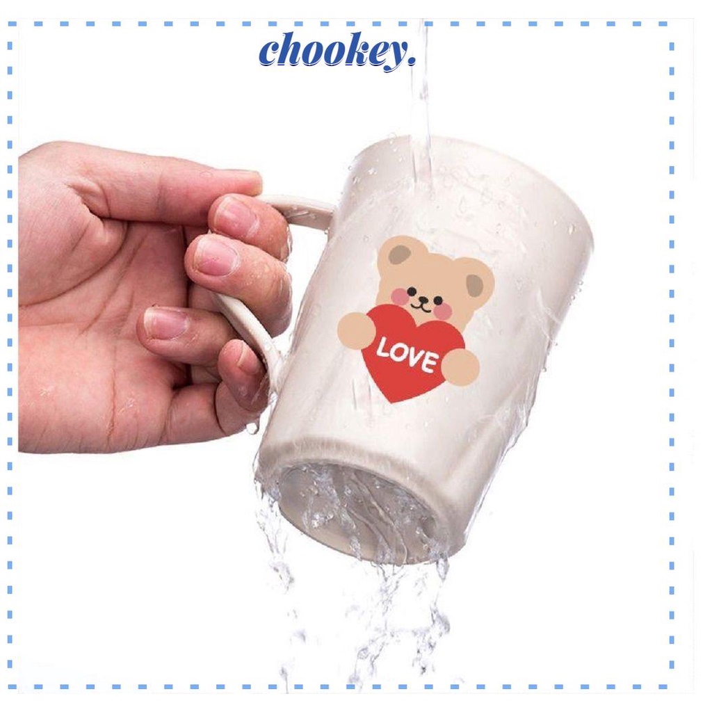 CHOOKEY Set 50 Sticker Dán Trang Trí Hình Hoa Xinh Xắn