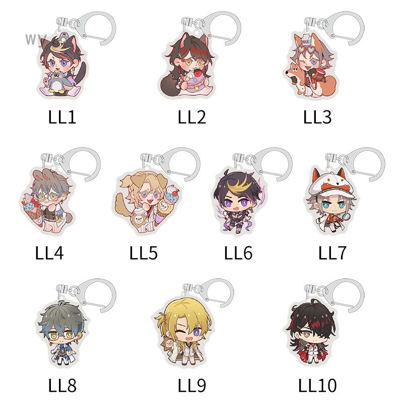 Móc Khóa Hình Nhân Vật Luxiem Trong Anime Kawaii Bằng Acrylic