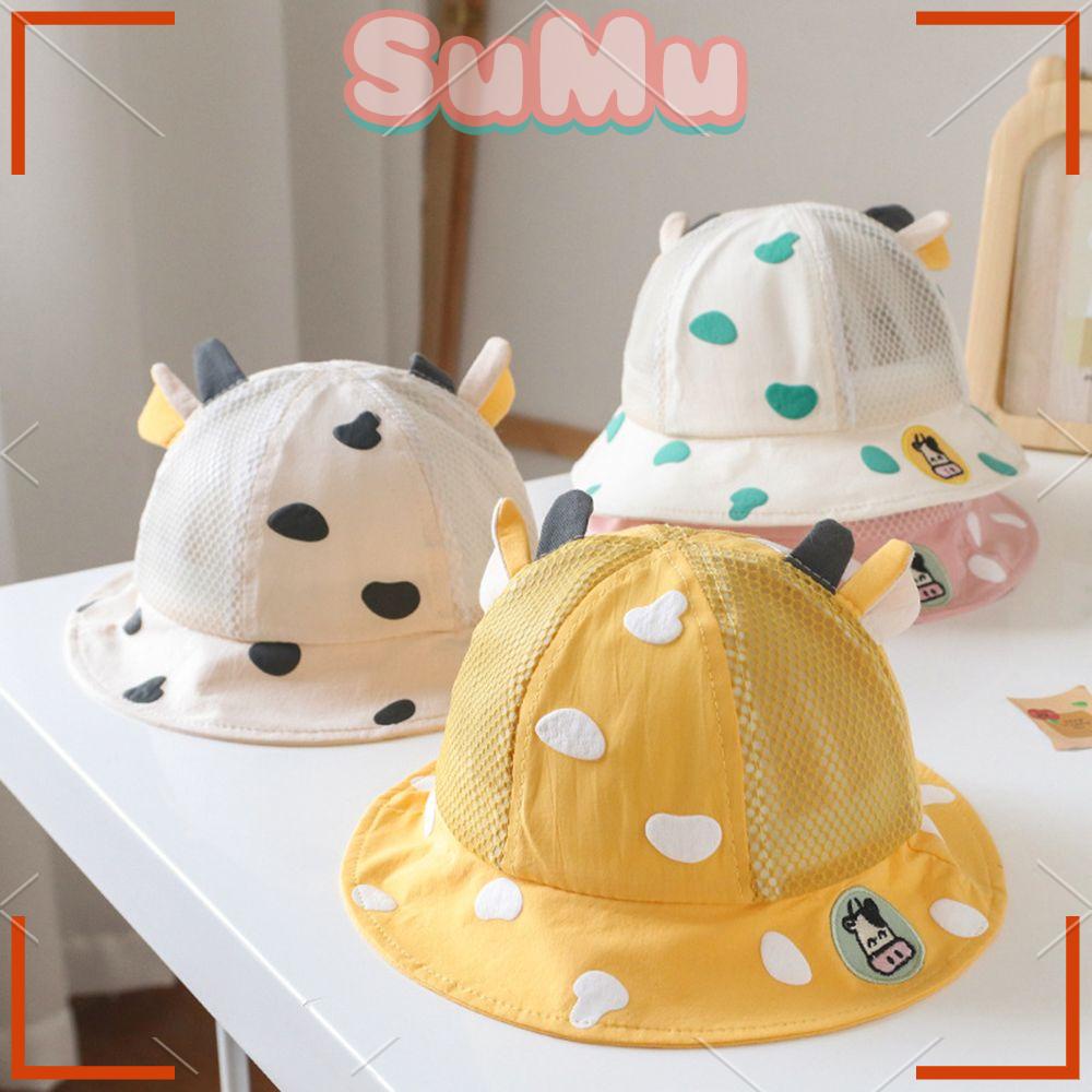Nón Vành Fedora Phối Lưới Thoáng Khí Thời Trang Đi Biển Dành Cho Bé