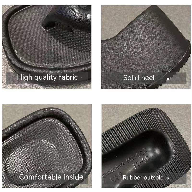 Xăng đan Đế Dày Mềm Mại Bằng Eva Chống Nước Màu Trơn Dành Cho Nữ