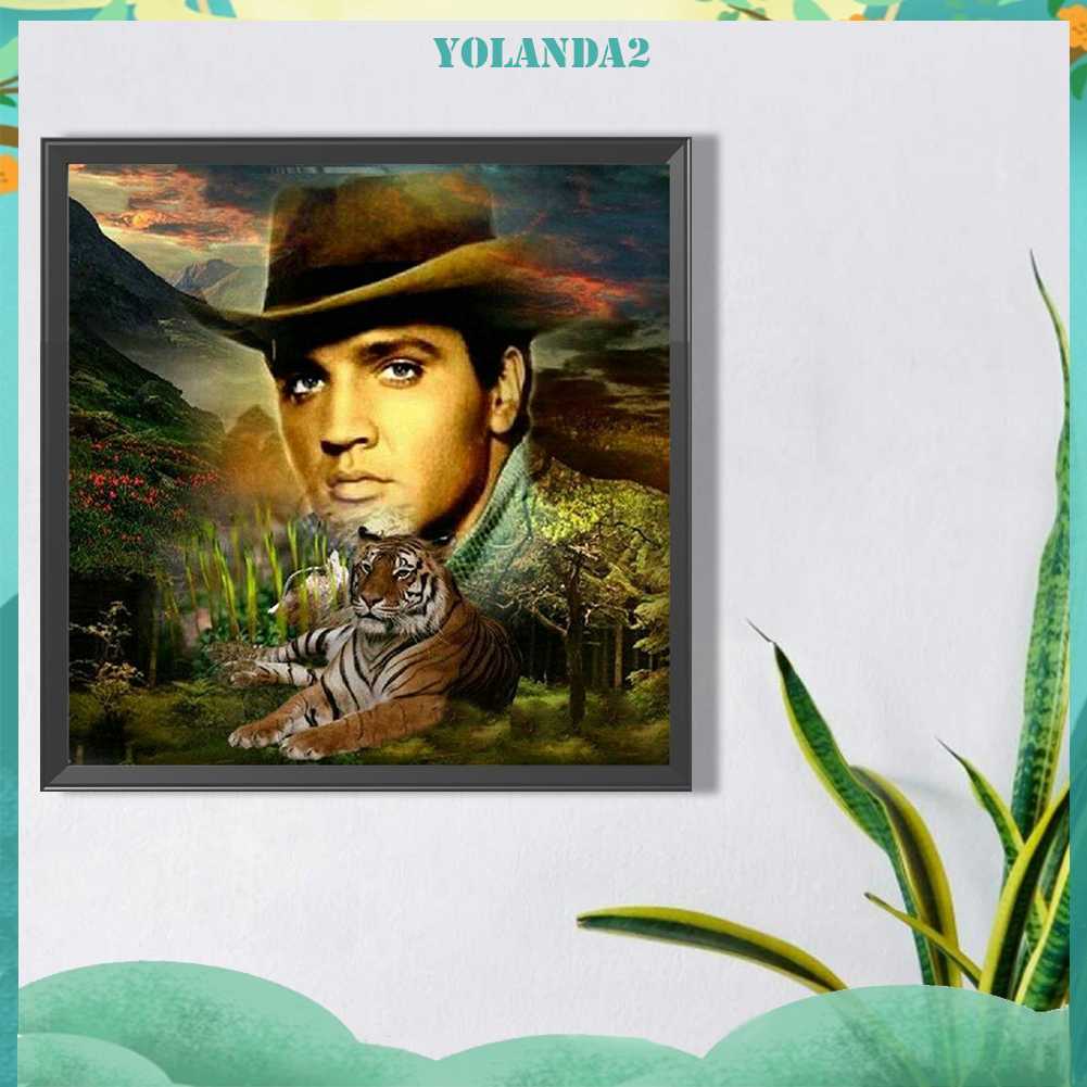 Tranh Đính Đá Kim Cương Toàn Bộ 5D DIY Hình Vẽ Presley