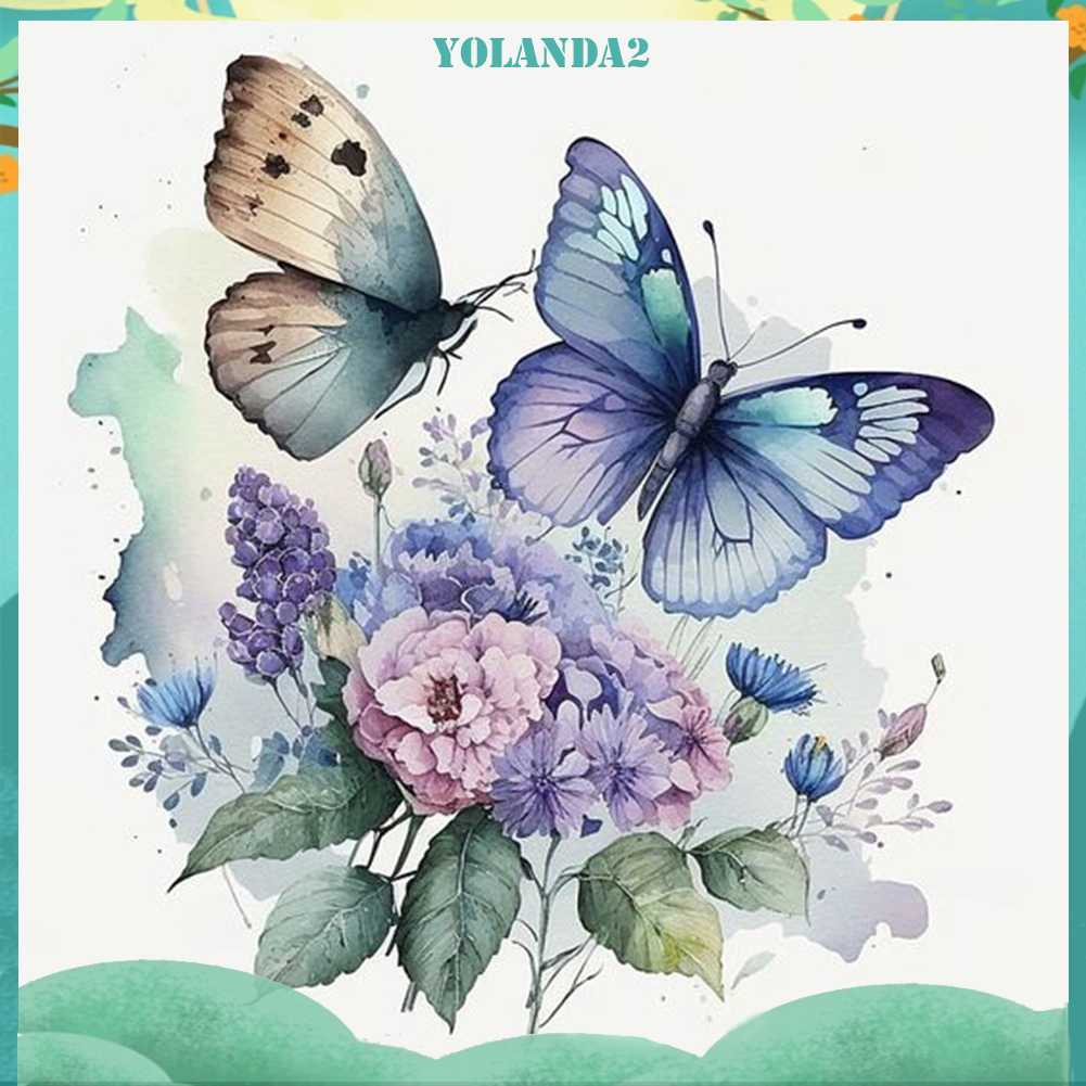 Tranh Đính Đá Kim Cương Toàn Bộ 5D DIY Hình Vẽ Hoa Trang Trí Nhà Cửa