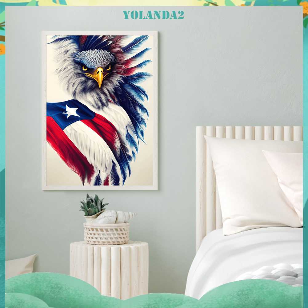 Tranh Đính Đá Kim Cương Toàn Bộ 5D DIY Hình Chim Đại Bàng