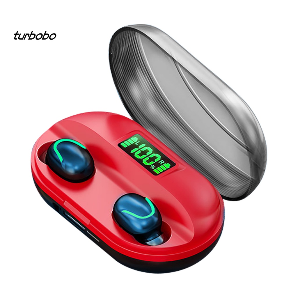 Tai Nghe Nhét Tai Thể Thao Không Dây Loại Bỏ Tiếng Ồn Thông Minh T2 Có Đèn LED Kết Nối Bluetooth 5.0 Mini