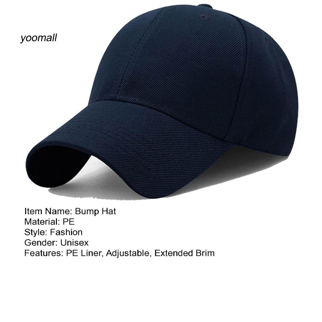 Mũ Lưỡi Trai Bằng Nhựa PE Cứng Chống Va Đập Thời Trang Cho Nam / Nữ