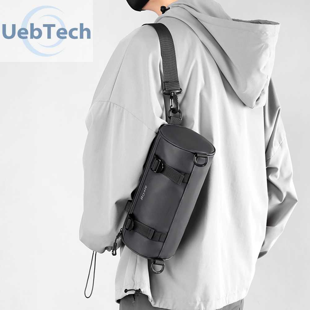 Túi Đeo Chéo Hình Trụ Cỡ Lớn Chất Liệu Nylon Thời Trang Cho Nữ