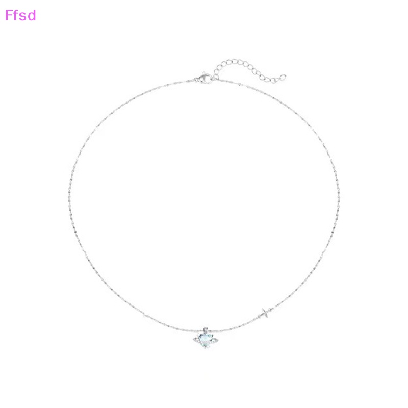 Vòng cổ Mặt Trái Tim Đính Đá Zircon Thời Trang Hàn Quốc Cho Nữ