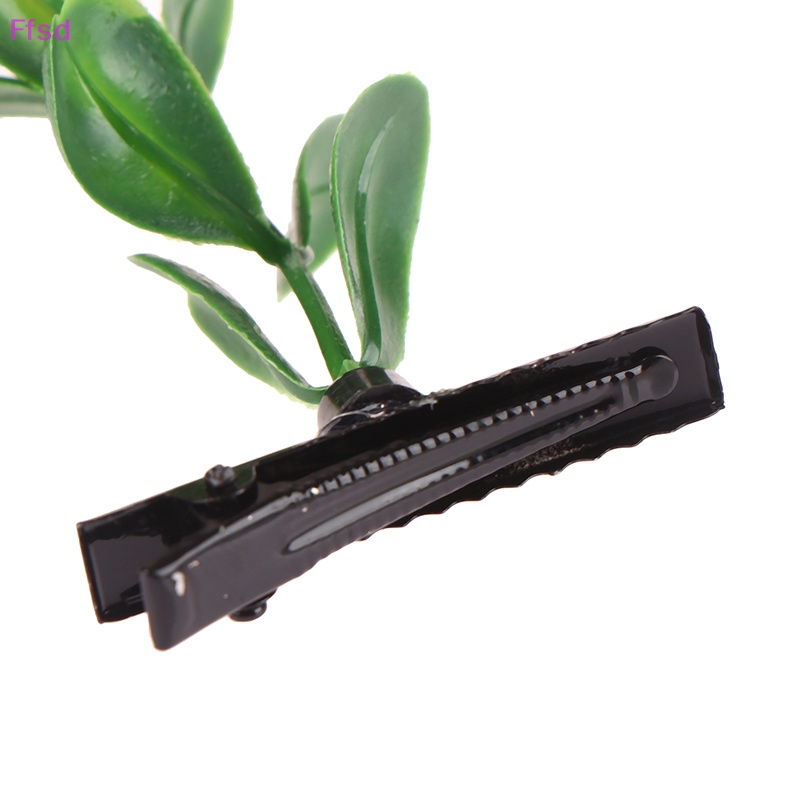 {Ffsd} Set 5 Kẹp Cỏ Unisex Hình Hoa Nấm Vui Nhộn Thời Trang Bán Chạy