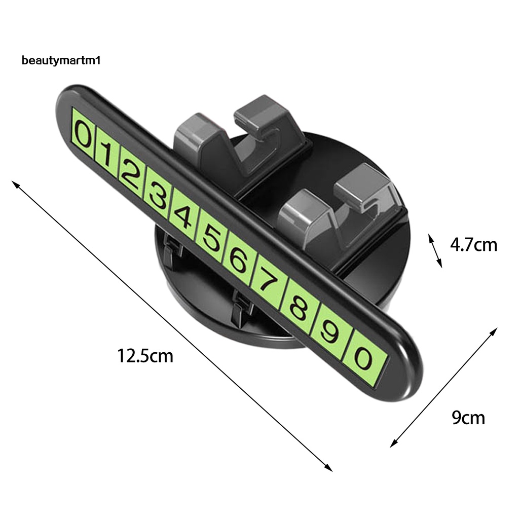 [BMM1] 1 Bộ Giá Đỡ Điện Thoại / Biển Báo Ẩn Chế Độ Xoay 360 Độ Có Đèn Đa Góc Cho Xe Hơi
