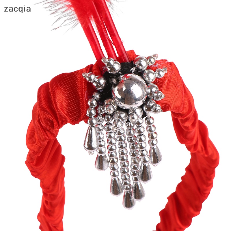 Băng Đô Cài Tóc Đính Lông Vũ Phong Cách Retro Thời Trang Cho Nữ