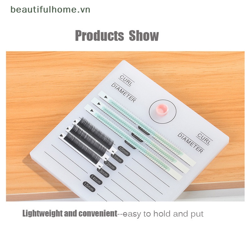 Khay Đựng Keo Dán Lông Mi Giả 2 Trong 1 Bằng Acrylic Tiện Dụng