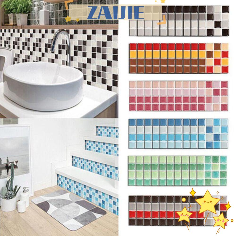 Miếng Dán Tường PVC 24 Họa Tiết Gạch Mosaic Đơn Giản Hiện Đại Trang Trí Nhà Cửa / Nhà Bếp / Phòng Tắm Hàng Mới