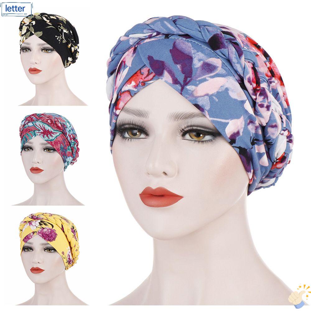 Mũ Trùm Đầu Bằng Cotton Mềm Mại In Họa Tiết Hoa Thời Trang Cho Nữ