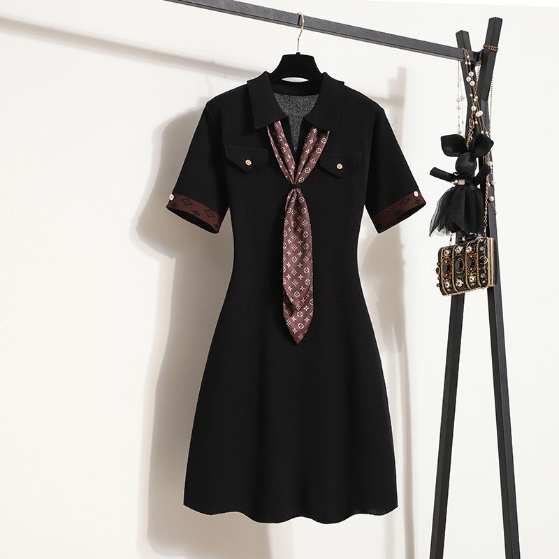 Đầm Dệt Kim Dáng Ôm Phong Cách Hong Kong Thời Trang Mùa Hè Mới Cho Nữ