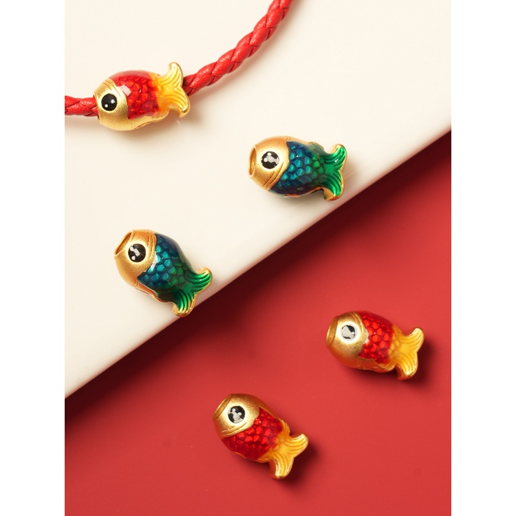 Hạt Xỏ Màu Vàng Cát Phụ Kiện Làm Trang Sức Thủ Công diy