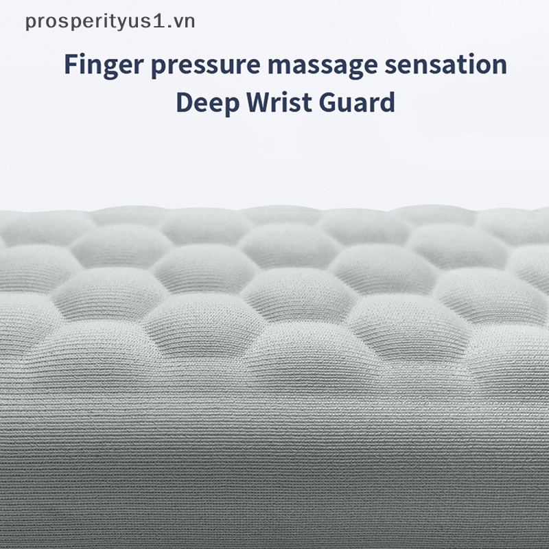 [prosperityus1] Miếng Lót Chuột Và Bàn Phím Bảo Vệ Cổ Tay Kết Cấu Cotton Mát Xa [VN]