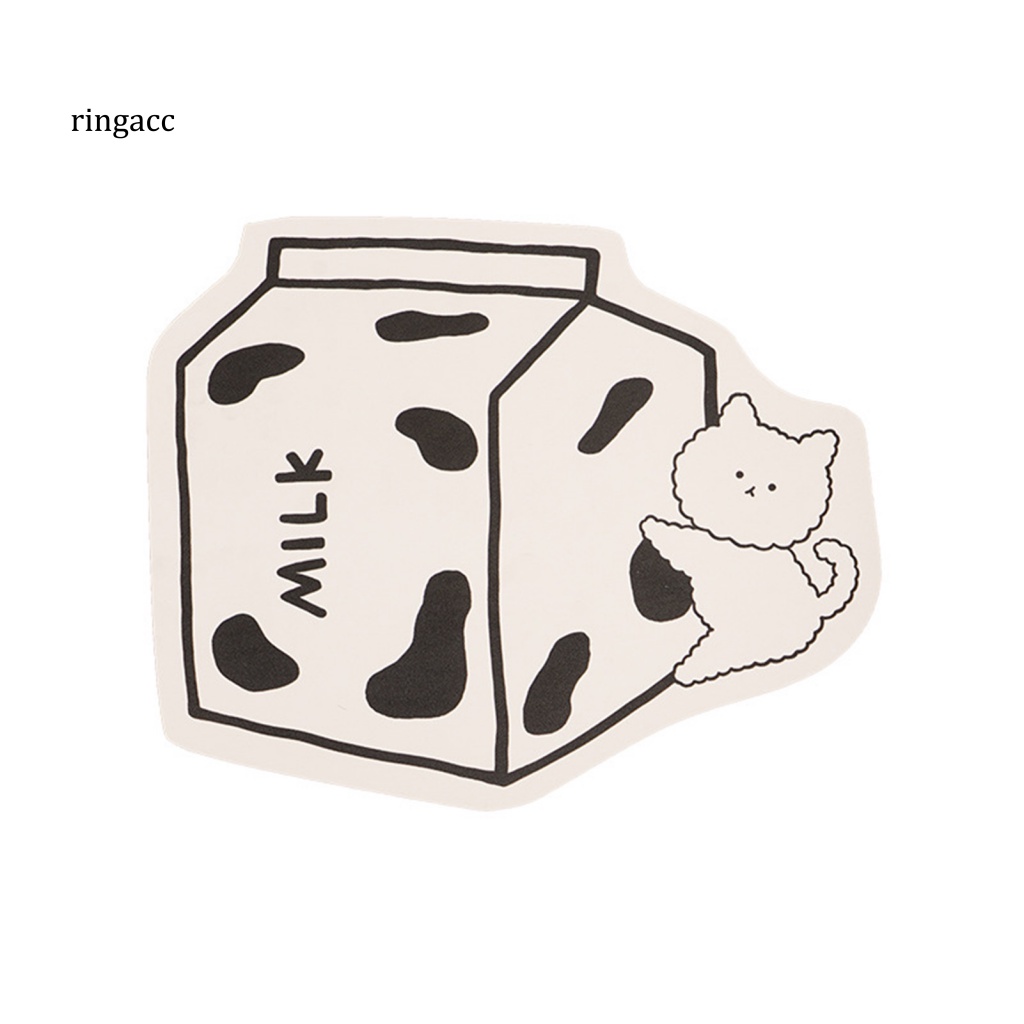 Tấm Lót Chuột Giả Da Siêu Mỏng Chống Trượt Chống Thấm Nước In Họa Tiết 3D Dễ Thương Thoải Mái Tiện Dụng