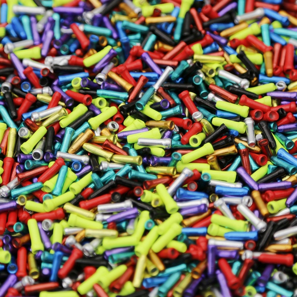 50 Đầu Bọc Dây Cáp Xe Đạp Bằng Nhôm