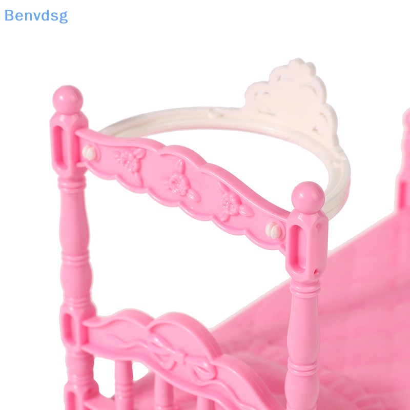 1 Giường Ngủ Mini Trang Trí Nhà Búp Bê DIY Kích Thước 15 * 8 * 13.5CM