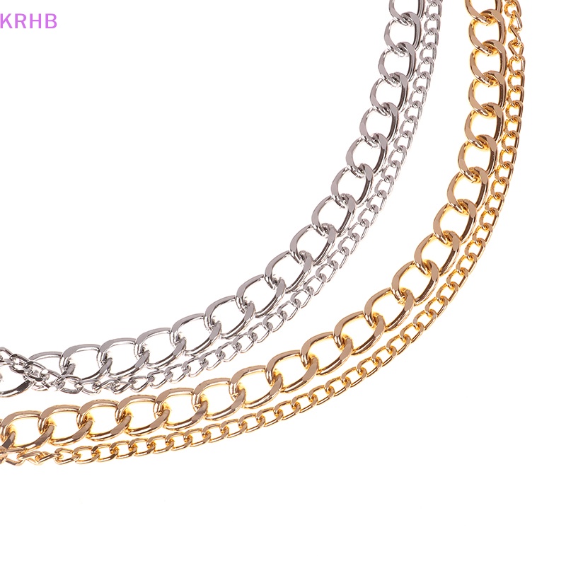 Dây Chuyền Toàn Thân Bằng Hợp Kim Mỏng Nhiều Lớp Dạng Xích Thời Trang Cho Nữ Mới