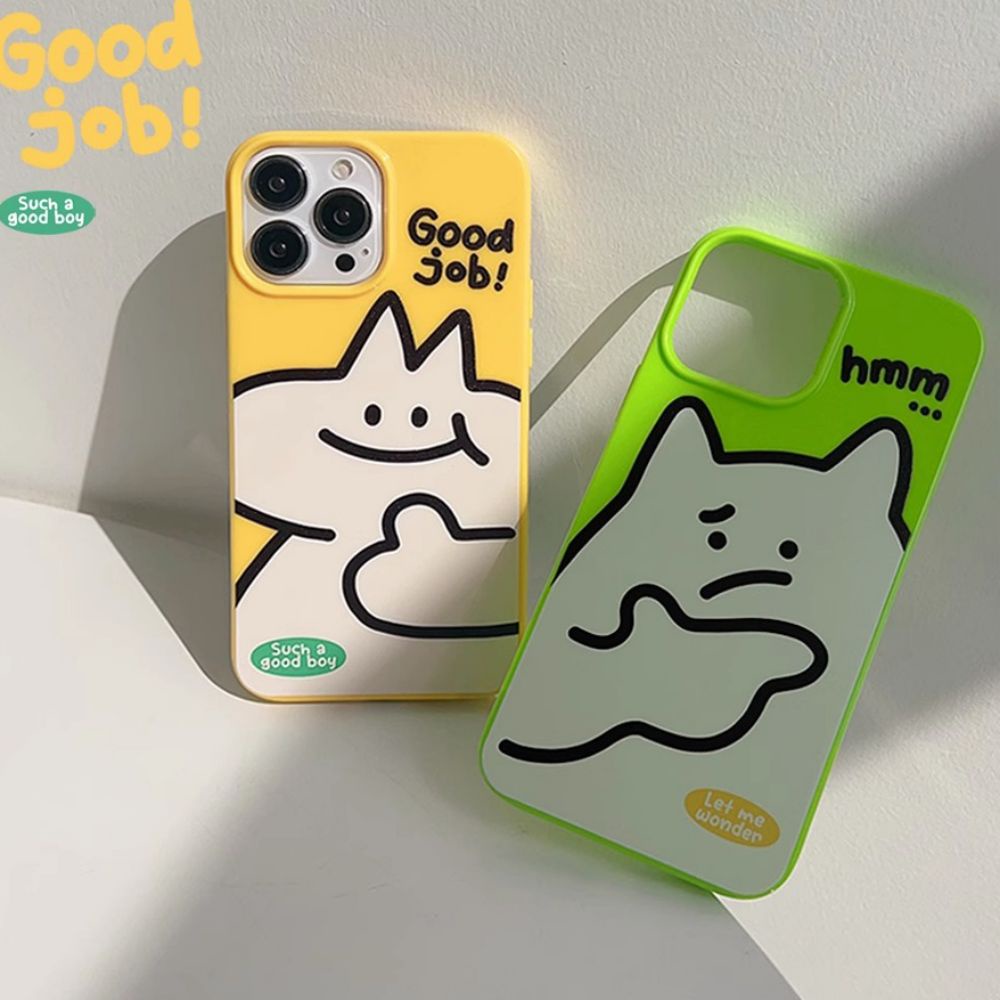 Ốp Điện Thoại TPU Mềm Siêu Mỏng In Hình Mèo Hoạt Hình Dễ Thương Cho IPhone 11 14 13 12 Pro Max XS XR 7 8 Plus