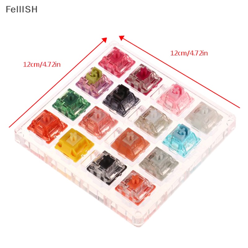 Vỏ Bảo Vệ Công Tắc 16 Nút Chống Bụi Bằng Acrylic 439br