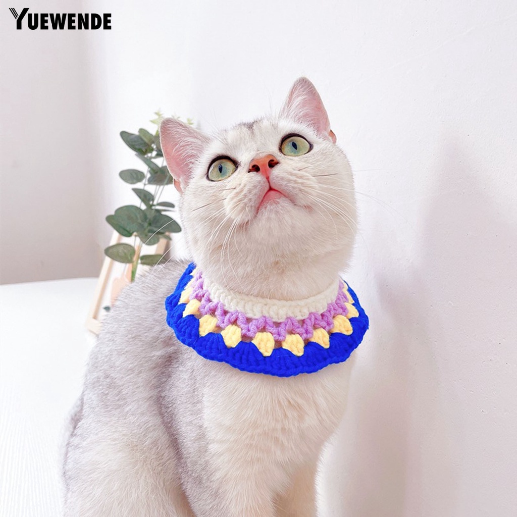 Vòng Cổ YQ.E Bằng Len Nhiều Màu Thời Trang Dành Cho Thú Cưng