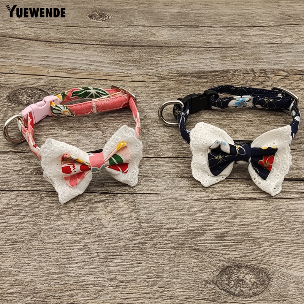 Vòng Cổ Thú Cưng YQ.E Bằng Cotton Có Khóa Cài Tùy Chỉnh Kích Thước Trang Trí Nhà Cửa