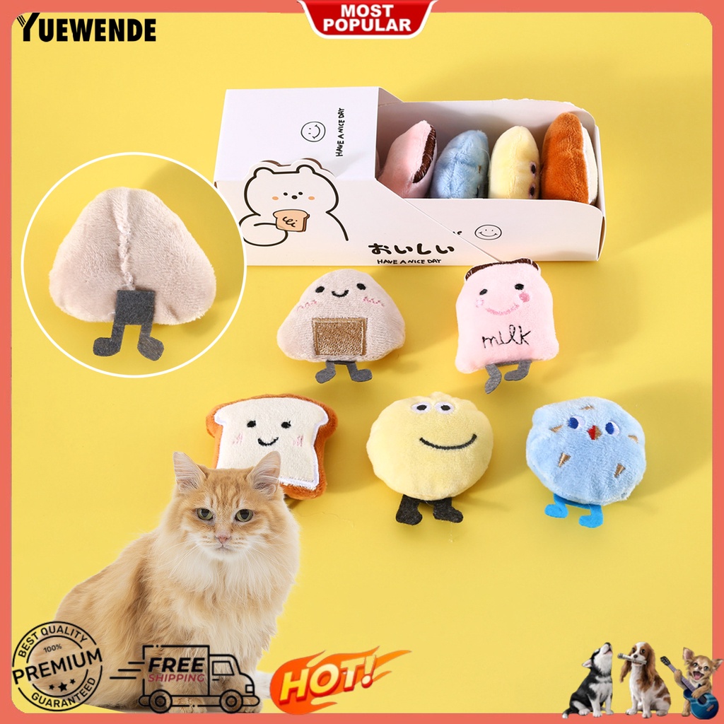 Set 5 Búp Bê Nhồi Bông Mềm Mại Đồ Chơi Cho Mèo