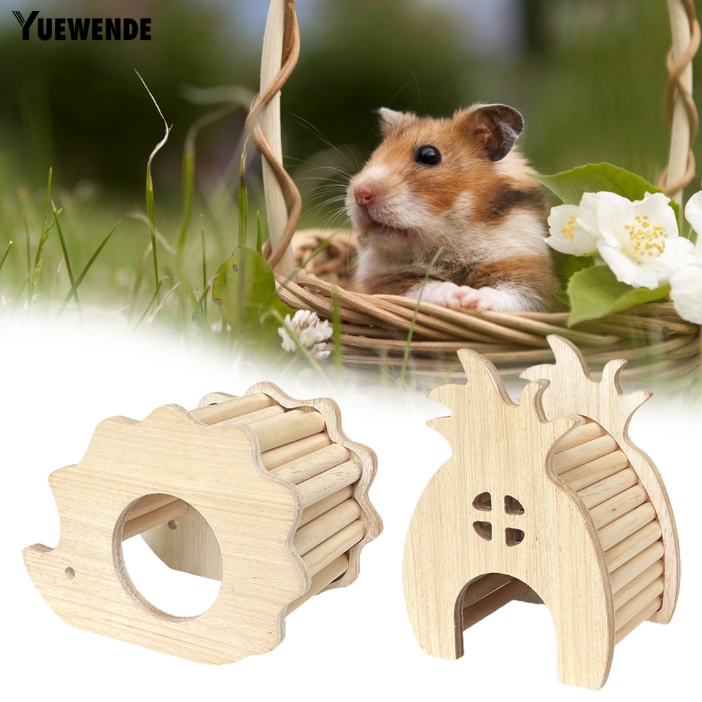 Yq.e Guinea Ổn Định Hình Dạng Sáng Tạo Cạnh Mịn Chống Cắn Chống Ẩm Không Chứa Chất Nhờn Cho Hamster Guinea Pig Hideout Với Thang