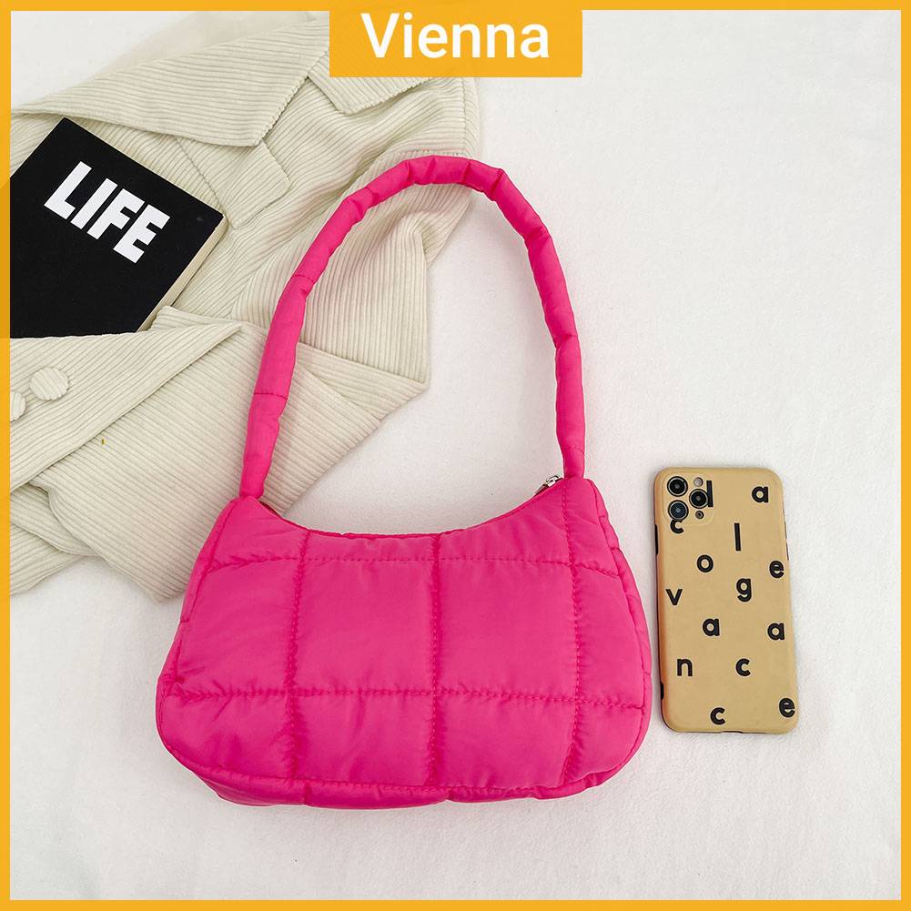 Túi Đeo Vai / Kẹp Nách Nhồi Bông Mềm Mại Giữ Ấm Mùa Đông Đơn Giản Thời Trang