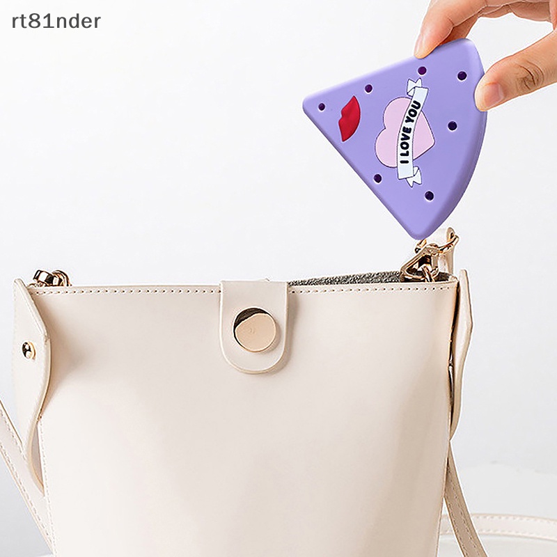 Rt Hộp Đựng Mút Trang Điểm Bằng Silicon Hình Tam Giác Dễ Thương Dùng Khi Đi Du Lịch